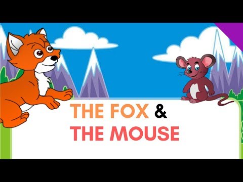 The Fox and the Mouse | Fables for children | Moral Stories for Kids
