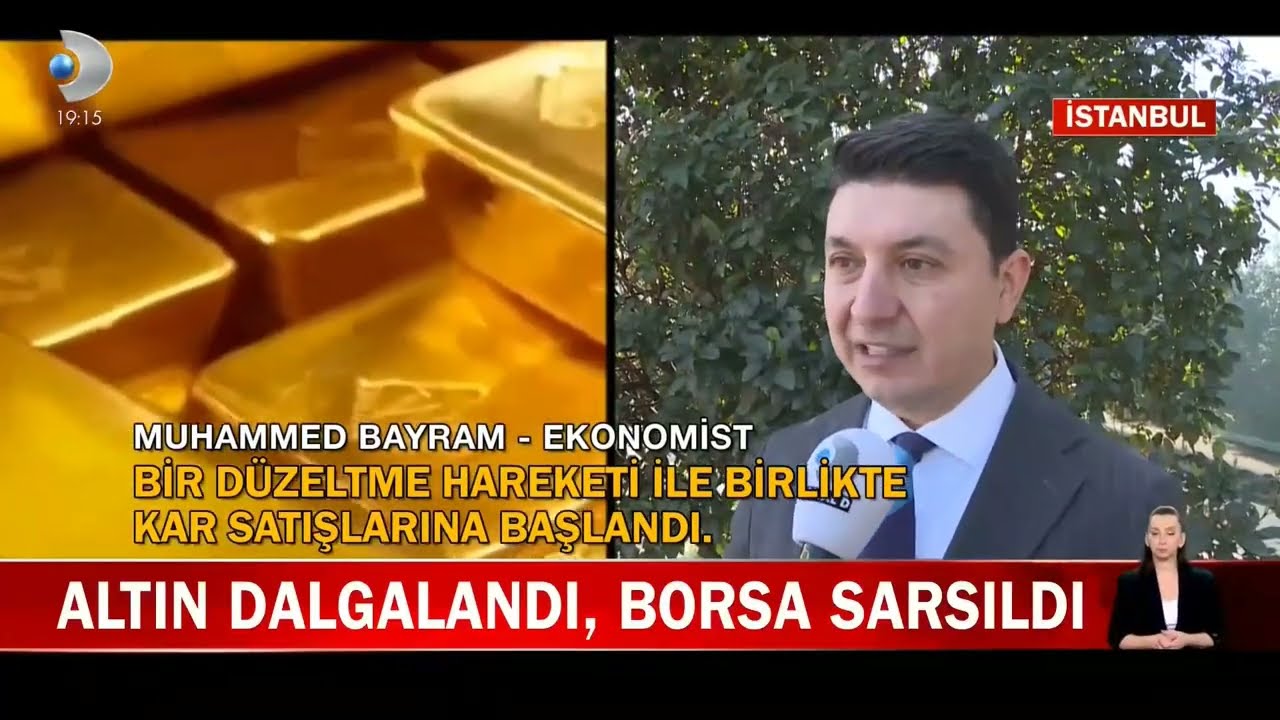 Altın Dalgalandı, Borsa Sarsıldı  