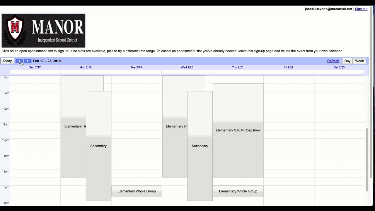 Book Professional Learning