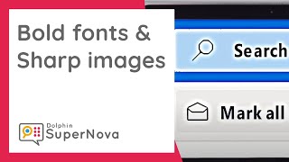 Bold Fonts & Sharpen Images with SuperNova