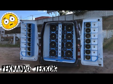 Renault Master do Fernando Terror destruindo tudo com 12 Eros Hammer Xbass (4K)