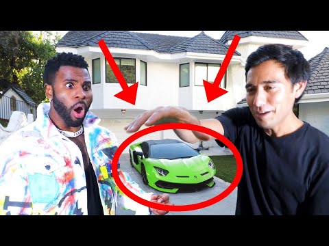 Zach King broke Lamborghini | Jason Derulo's Magic with Celebrities
