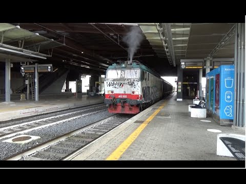 PARTENZA CON FISCHIO E "SPRUZZO" per la E652.033 a Roma Tiburtina!!