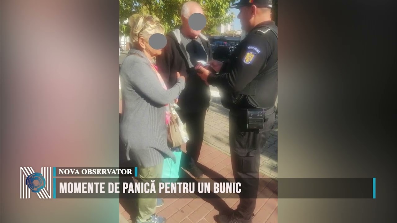 Momente de panică pentru un bunic