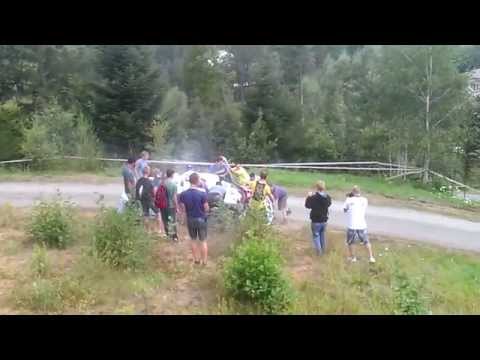 23 Rajd Rzeszowski 2014 wypadek