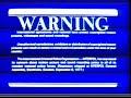 Disney S FBI Warning Screen 1965 1970 VHS