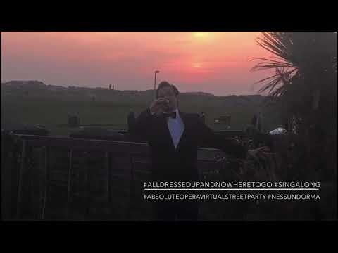 Opera Singer neighbour sings Nessun Dorma for NHS singalong for lockdown covid19 Absolute Opera UK