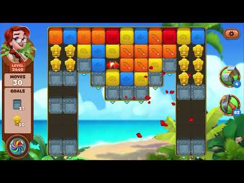 Lost Island Blast Adventure Level 2440 NO BOOSTERS - A S GAMING ✔️