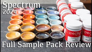 Spectrum 2024 Ceramic Floating Glaze Sample Pack Review
