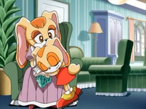 Sonic X Comparison: Cream Hugs Her Mother Before Leaving Into Space (Japanese VS English)