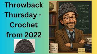 #throwbackthursday - a crochet hat I made in 2022 finally made it to it's proper home