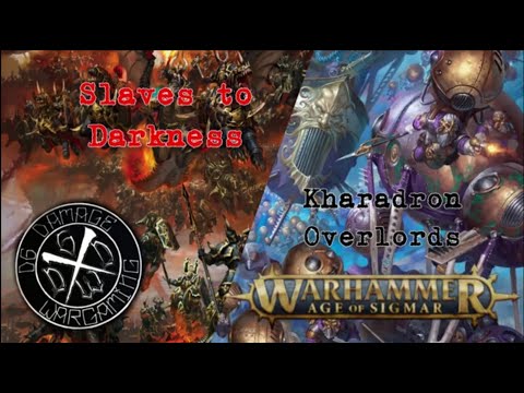 Kharadron Overlords VS Slaves To Darkness 1000pt Battle Report (pilot Batrep)