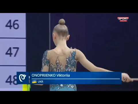 Victoria Onoprienko Ribbon AA Qualifications World Cup Tashkent 2021