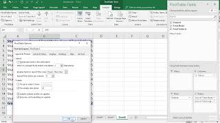 EXCEL:Pivot table - How to replace 0 or any values with blank cells or missing values in pivot table