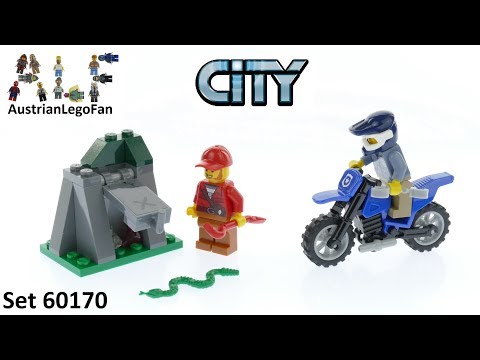 Vidéo LEGO City 60170 : La poursuite en moto tout-terrain