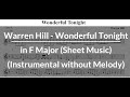 Warren Hill 워렌 힐 - Wonderful Tonight (MR) 악보