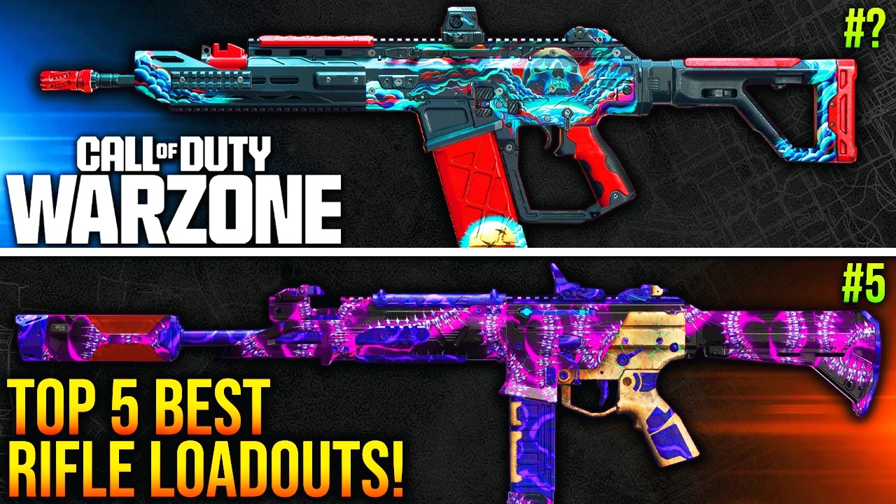 WARZONE: New TOP 5 BEST ASSAULT RIFLE META LOADOUTS After Update! (WARZONE Best Weapons)