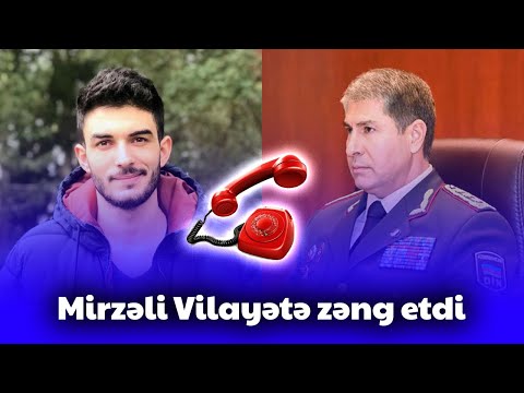 Mirzəli, Vilayət Eyvazova zəng etdi! - "Polis günü ilə bağlı çıxış"