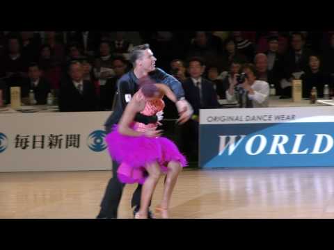4K 2017 WDSF World Open Latin in Tokyo | Marius Andrei Balan - Khrystyna Moshenska, GER | SAMBA