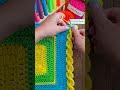 Crochet Wavy Border #shorts