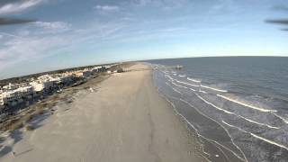 preview picture of video 'Flying My AreoQuad Quadcopter at the beach on Tybee Island, Georgia'