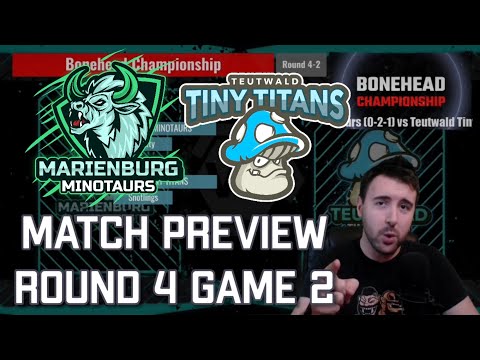 Bonehead Championship - Game 4-2 Preview! Nobility vs Snotlings! (Tabletop Blood Bowl)