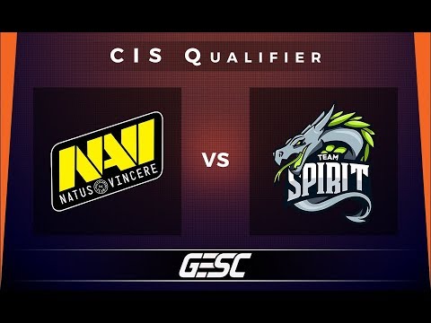 NaVi vs Spirit Game 1 - GESC Jakarta CIS Qualifier: Grand Finals - @Bkop92