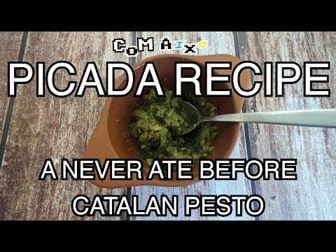 How To Make a Picada - Easy Catalan Style Pesto Recipe
