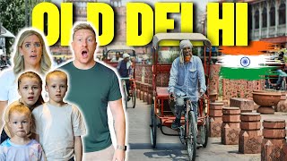 Travel vlog - They told us NOT TO go to OLD DELHI as a FAMILY (We DID) 🇮🇳