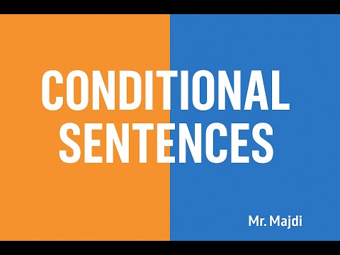 What are the 4 types of Conditional Sentences?
