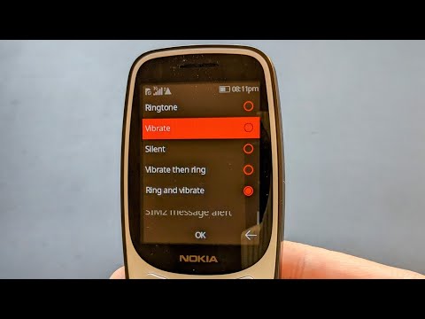 Change SMS / Notification Ring Type & Sound + Silent or Vibrate on Nokia 235 , 225 , 215 ( 4G 2024)
