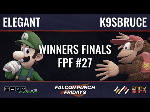 BSD | Elegant (Luigi) vs MF | LH K9SBruce (Diddy Kong) - Winners Finals (FPF27)