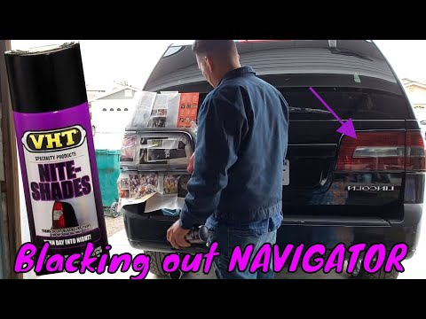 Tinting tail lights WITH SPRAY Paint /Smoked tail lights - VHT NITE SHADES