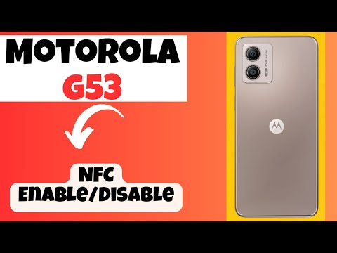 Motorola G53 NFC Enable/Disable || How to enable/disable NFC || NFC settings || How to turn on NFC