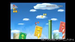 New Super Mario Bros Wii Level 9-1 Star Coins