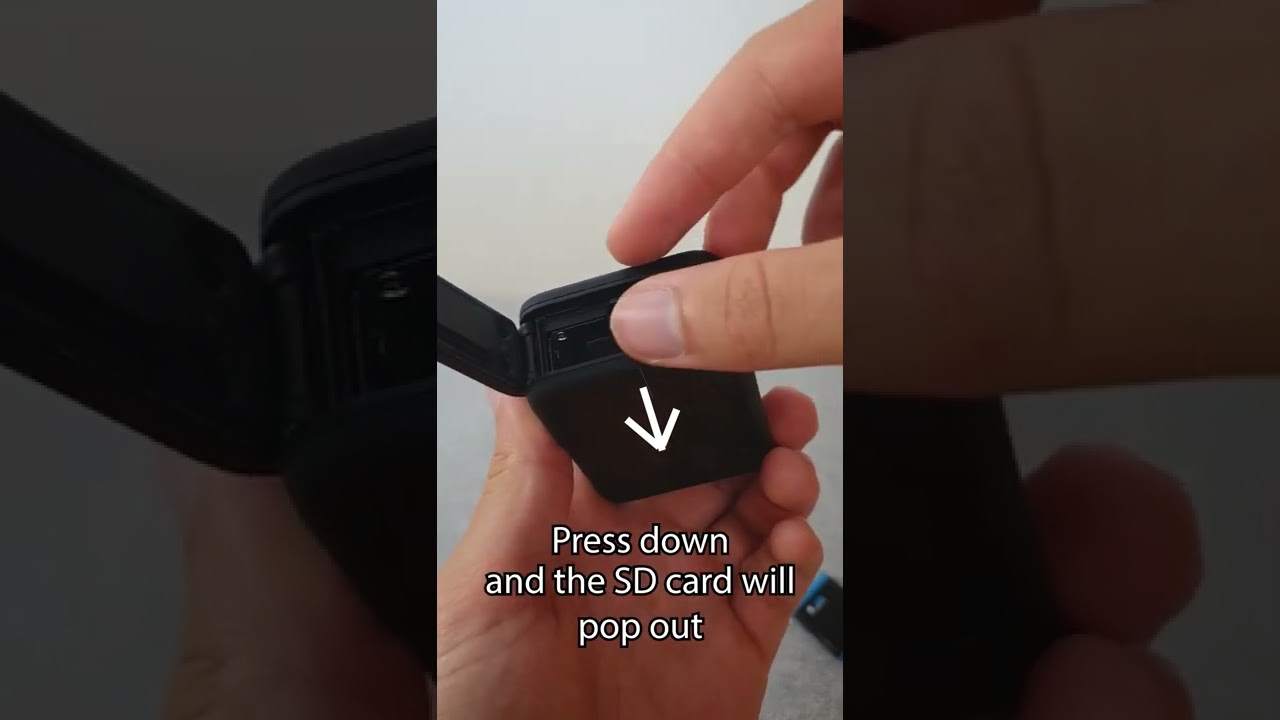 How to open GoPro Hero 9/10 battery door