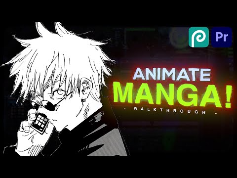 How I Animate Manga on Premiere Pro!