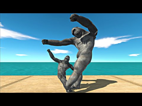 Mutant Primates vs 2.0 Size Itself - Animal Revolt Battle Simulator