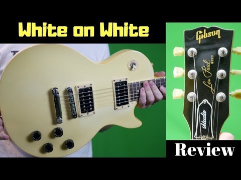 White on White | 1985 Gibson Les Paul Studio Standard | Review + Demo