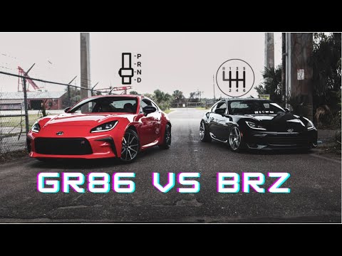 2022 BRZ VS GR86 (MANUAL VS AUTO)