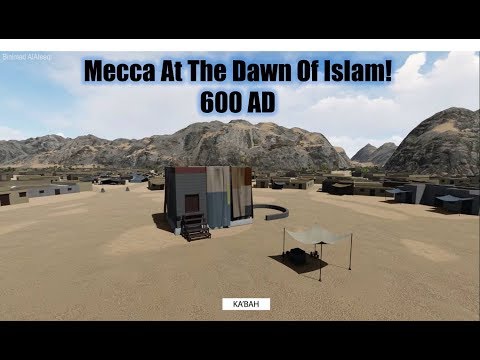 Mecca at the Dawn of Islam, 600AD Map!