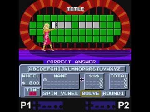 wheel of fortune nes online game