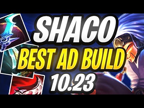 BEST AD SHACO BUILD 10.23 (PRESEASON 11) | Shaco Guide