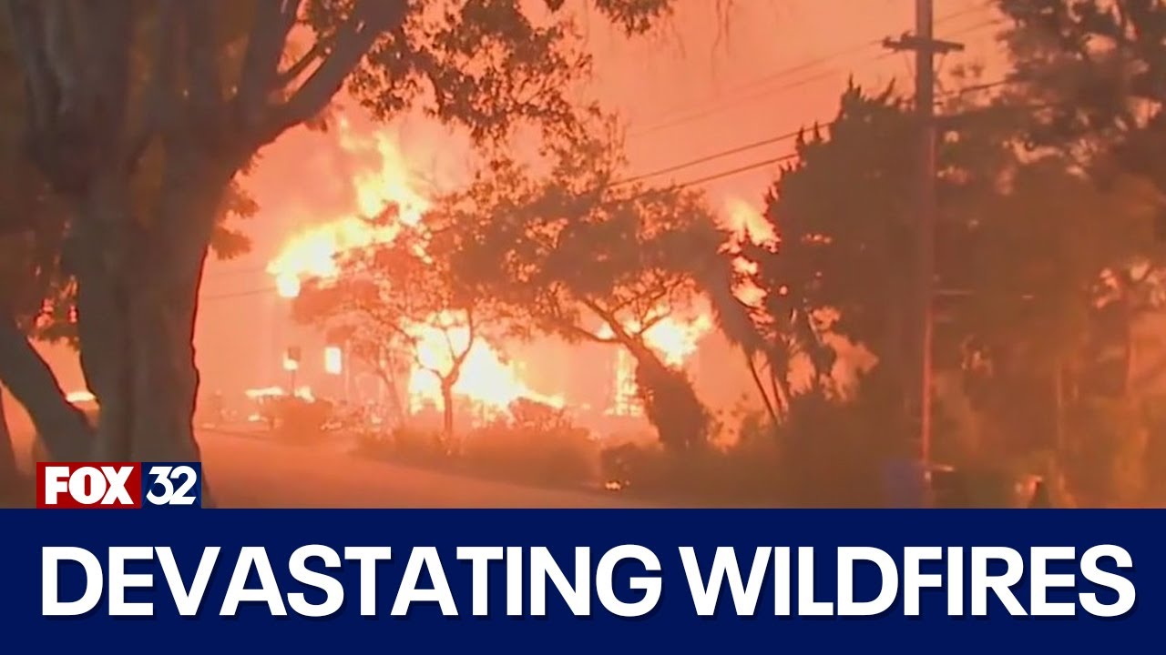 Deadly wildfires scorch Los Angeles area