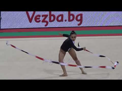 Zohra AGHAMIROVA (AZE) ribbon - 2022 worlds Sofia EF