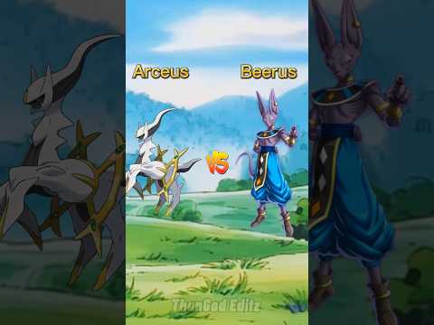 Arceus vs Beerus | Wait for a twist | #shorts #DBS #Pokemon