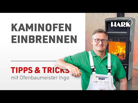 Kaminofen einbrennen | erstes Anheizen