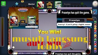 How To Keep Winning 8 Ball Pool | Auto Win | Enemy Has Quit Game