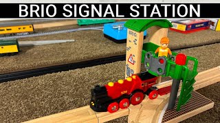 🔴 BRIO SIGNAL STATION | BRIO 33674 | TOY TRAINS FOR TODDLERS AND KIDS | WOODEN RAILROADS RAILWAY