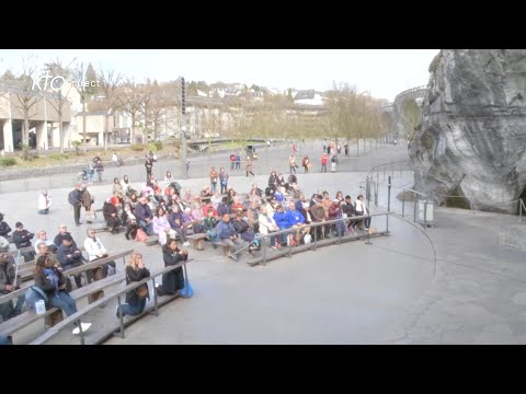 Chapelet du 21 mars 2023 à Lourdes